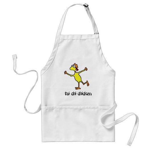 Tai Chi Chicken Standaard Schort (Voorkant)