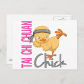 Tai Chi Chuan Chick Briefkaart (Voorkant / Achterkant)