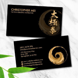 Tai Chi Chuan - gouden penseelstreek Visitekaartje