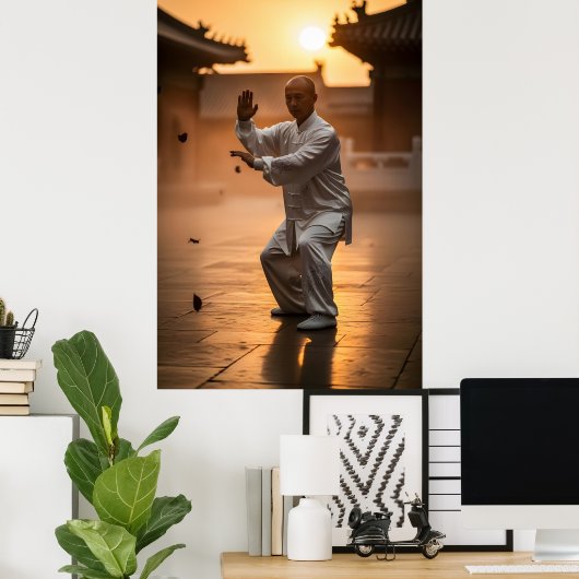 Tai Chi Chuan Poster (Thuiskantoor)