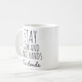 Tai Chi Coffee Mok, Wave handen als wolken Koffiemok (Voorkant links)