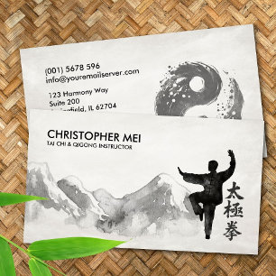 Tai Chi en Qigong instructeur Visitekaartje