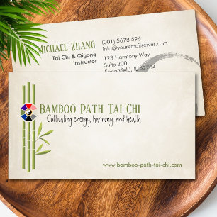 Tai Chi en Qigong - Pakua / Bagua Visitekaartje