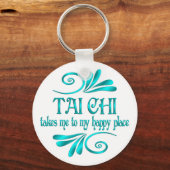 Tai Chi Happy Place Sleutelhanger (Voorkant)
