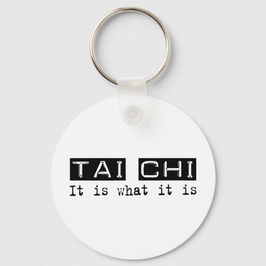 Tai Chi het is Sleutelhanger (Voorkant)