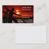 Tai Chi Instructor Martial Arts Visitekaartje (Voorkant / Achterkant)