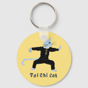 Tai chi Kat sleutelhanger marshale kunsten gift