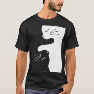 Tai Chi Kat Zen Meester Kitty Balans T-shirt