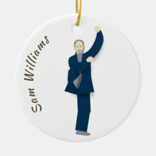 Tai Chi Keramisch Ornament