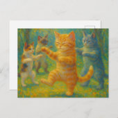 Tai Chi Kitties Briefkaart (Voorkant / Achterkant)