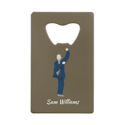 Tai Chi Kredietkaart Flessenopener (Voorkant)