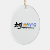 Tai Chi kung fu(功夫) Keramisch Ornament (Rechts)