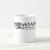 Tai Chi kung fu(功 夫) Mug de café (Centre)