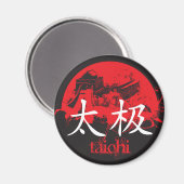 Tai Chi Magnet Magneet (Voorkant / Achterkant)