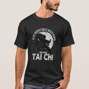 Tai Chi Oma Yin Yang Martial Arts Taiji Retro  T-shirt