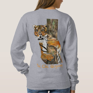 Tai Chi Qigong Tiger Iconic Insight PaintingDesign Trui