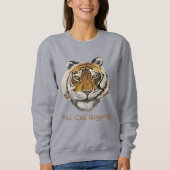 Tai Chi Qigong Tiger Sweatshirt féminine (Devant)