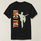 Tai Chi Shadow Boxing Asian Martial Arts 1 T-shirt (Design voorkant)