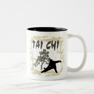 TAI CHI T-Shirts Tweekleurige Koffiemok