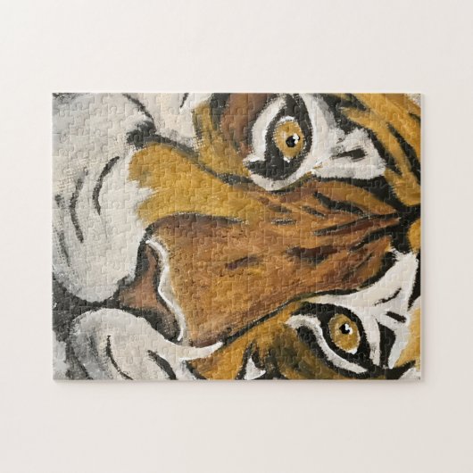 Tai Chi Tiger Face Legpuzzel (Horizontaal)