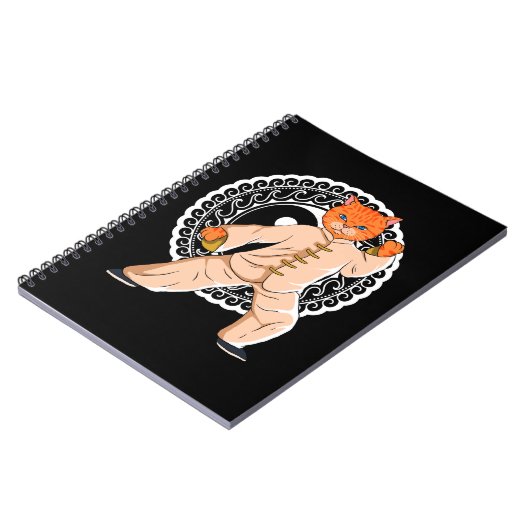 Tai Chi Ying Yang Tai Chi Cat Notitieboek (Linkerzijde)
