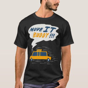 Tai NYC Yellow Cab Beweeg Buddy Survived New York T-shirt