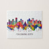 Taichung City Taiwan Skyline Legpuzzel (Horizontaal)