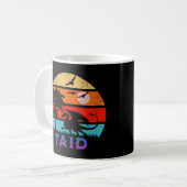 Taid Retro Sunset Dragon Grootvader Koffiemok (Voorkant links)