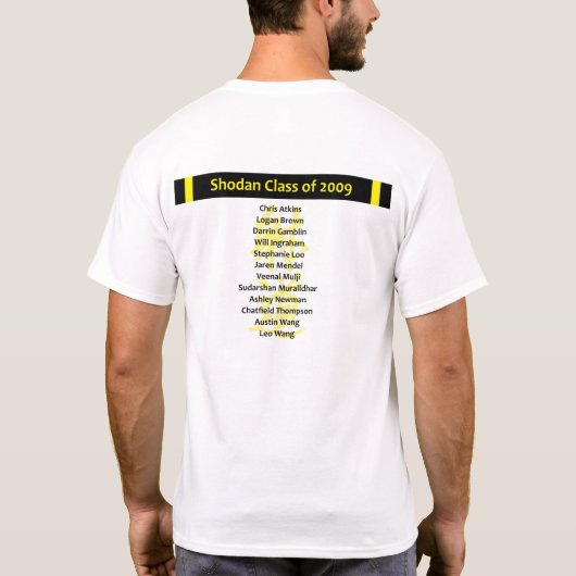 Taido Shodan 2009 T-shirt (Achterkant)