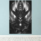 Taidushan A Dit Que Les Talons De La Toile Emballé (Insitu (Plancher de Bois))