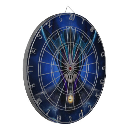 Taidushan Sai Shadow Blue Dartboard Dartbord (Voorkant Links)