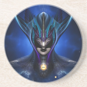Taidushan Sai Shadow Blue Dessous de verre en grès