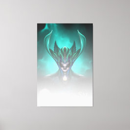 Taidushan Sai Shadow Blue TELGR Canvas Afdrukken