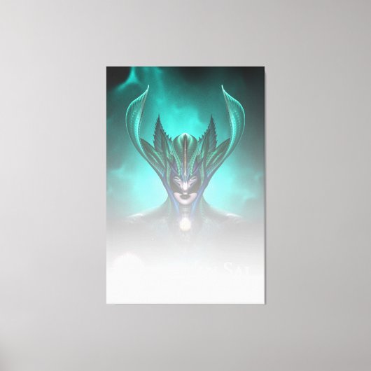 Taidushan Sai Shadow Blue TELGR Canvas Afdrukken (Voorkant)