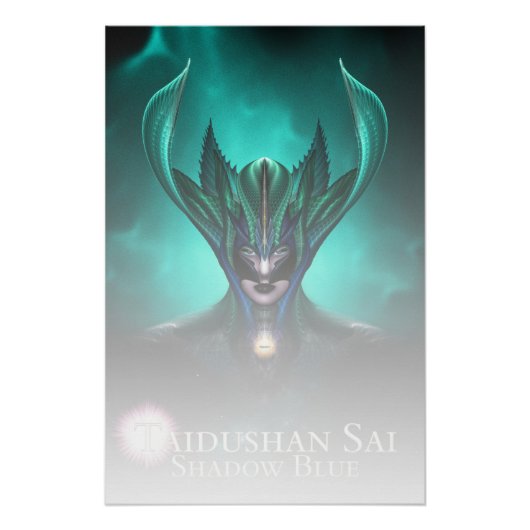Taidushan Sai Shadow Blue TELGR Poster parfait (Devant)