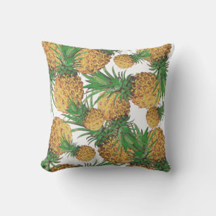Taie de coussin à motif de ananas stylisé