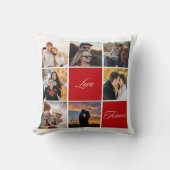 Taie de coussin avec collage de photos personnalis (Recto)