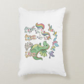 Taie de coussin pour enfants Animal Licorne Dragon (Devant(Vertical))