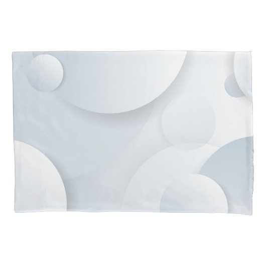 Taie d'oreiller à cercle blanc  (devant)