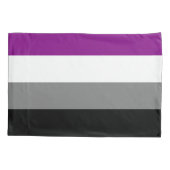 Taie d'oreiller asexuelle de drapeau (Dos)