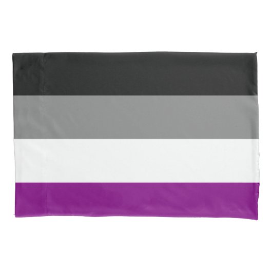 Taie d'oreiller asexuelle de drapeau (devant)