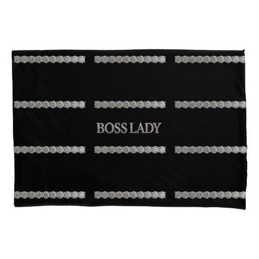 Taie d'oreiller Boss Lady Diamants (devant)