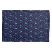 Taie d'oreiller Cerf Clair de Lune Bleu (Dos)