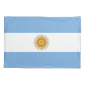 Taie d'oreiller de drapeau de l'Argentine (Dos)