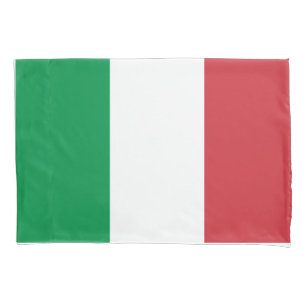 Taie d'oreiller de drapeau de l'Italie pour des