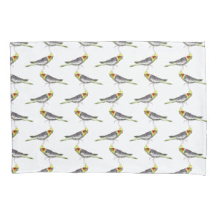 Taie d'oreiller de frénésie de Cockatiel