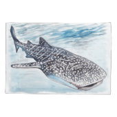 Taie d'oreiller d'illustration de requin de (Dos)
