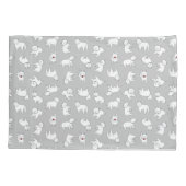 Taie d'oreiller espiègle de Westies (Dos)