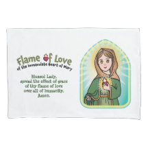 Taie d'oreiller Flamme d'amour pour enfants