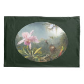 Taie d'oreiller florale de fleur d'orchidée (Dos)